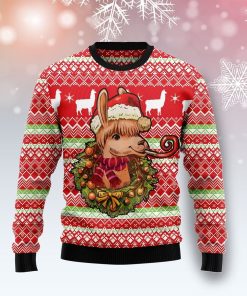 Llama Loves Ugly Sweatshirt, Sweater
