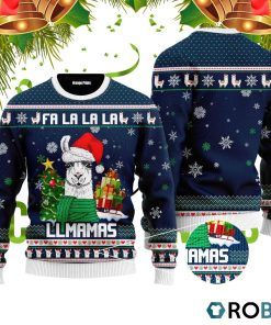 Llmamas Fa La La La Ugly Christmas Sweater RB4244