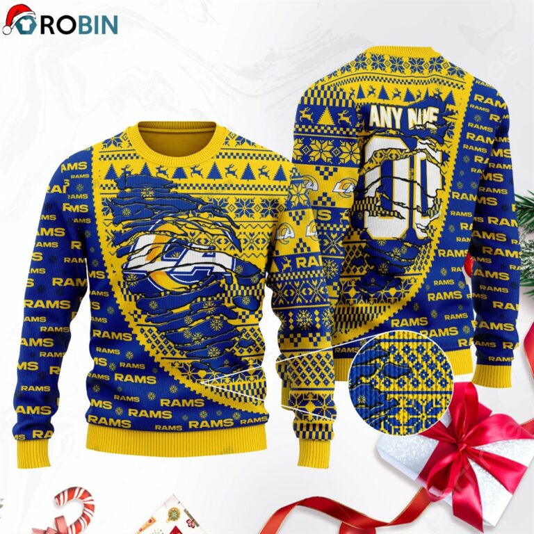 Los Angeles Rams Football Ugly Christmas Sweater, Sweatshirt SWT155