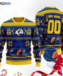 los angeles rams ugly christmas sweater sweatshirt swt rw6ymn