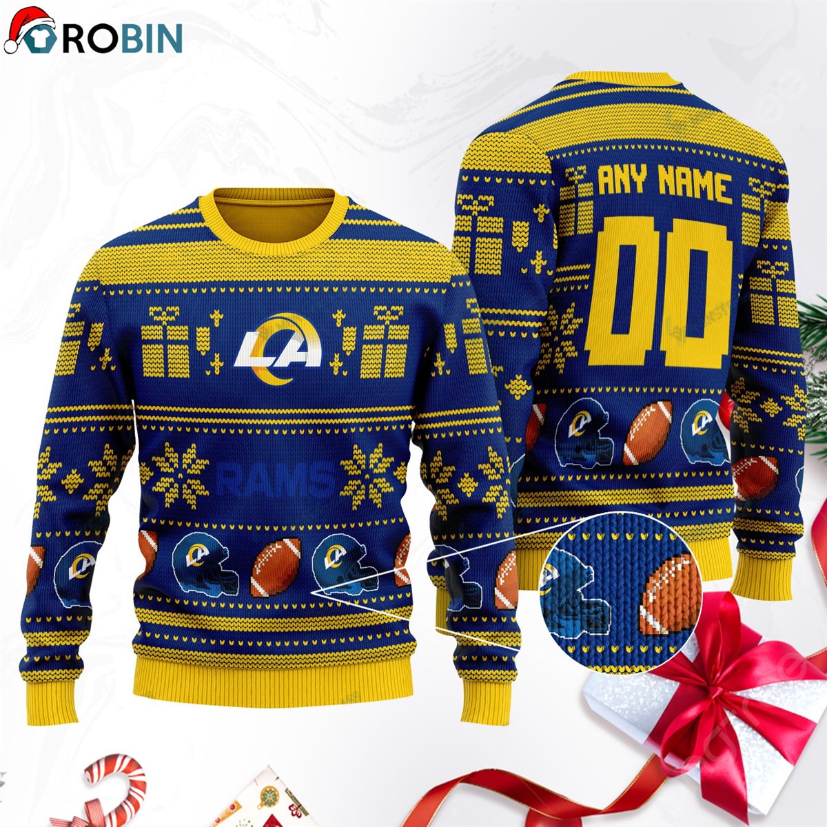 Los Angeles Rams Ugly Christmas Sweater, Sweatshirt SWT189 ...
