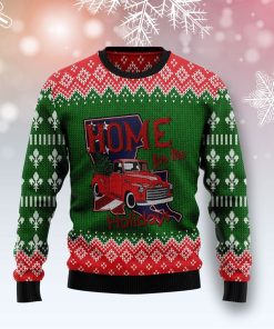 Louisiana Home For Christmas Christmas Ugly Sweatshirt, Sweater