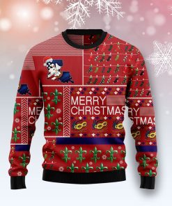 Louisiana Merry Ugly Sweatshirt, Sweater