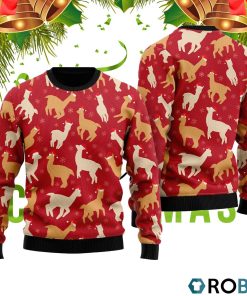 Love Llamas Ugly Christmas Sweater RB2448