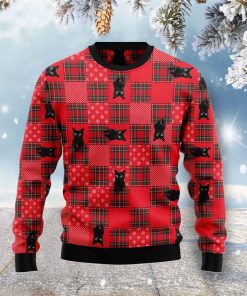 Lovely Black Cat Christmas Ugly Sweatshirt, Sweater Lovely Black Cat Christmas Ugly Sweatshirt, Sweater