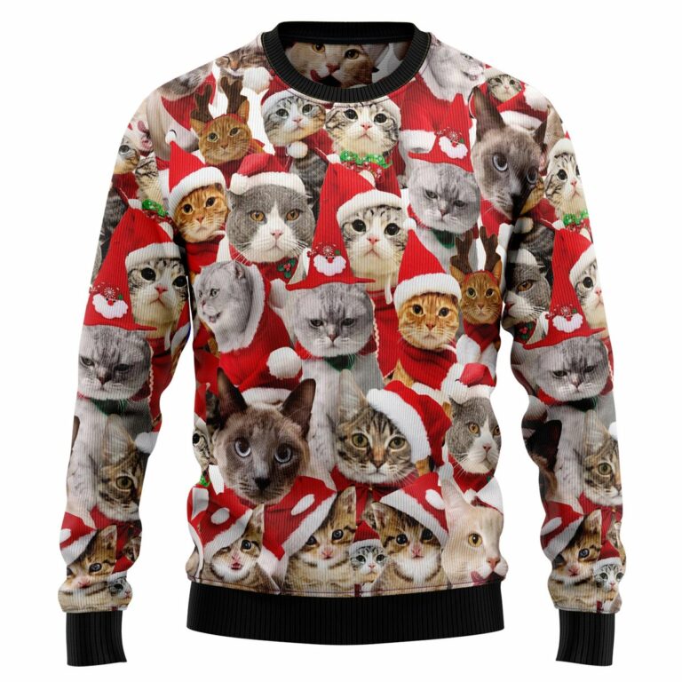Lovely Cats Ugly Sweatshirt, Sweater