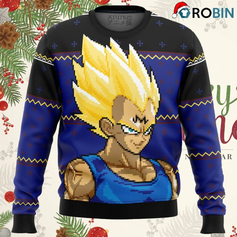 Majin Vegeta Dbz Ugly Christmas Sweater