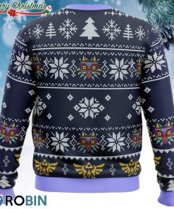 majoras mask legend of zelda ugly christmas sweater 3 GOUEx