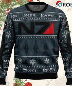 Mass Effect N7 Ugly Christmas Sweater