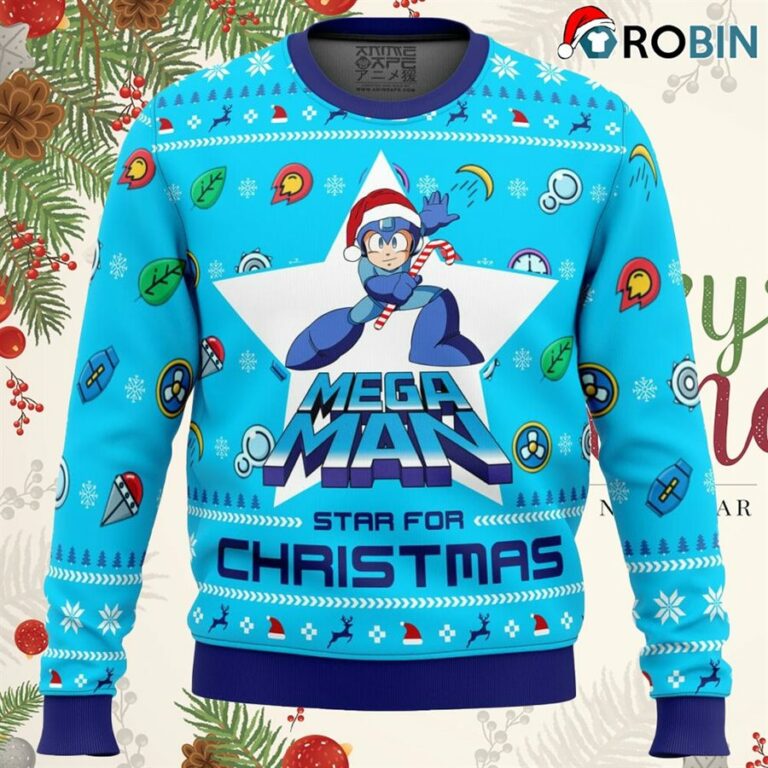 Mega Man Mega Christmas Ugly Christmas Sweatshirt, Sweater