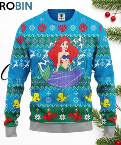 mermaid ugly christmas sweater 1 y5trp0