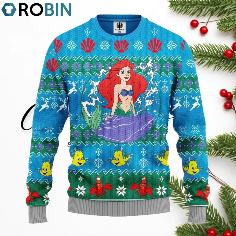 Mermaid Ugly Christmas Sweater