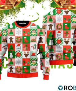 Merry Christmas Light It Up Pattern Ugly Christmas Sweater RB2230
