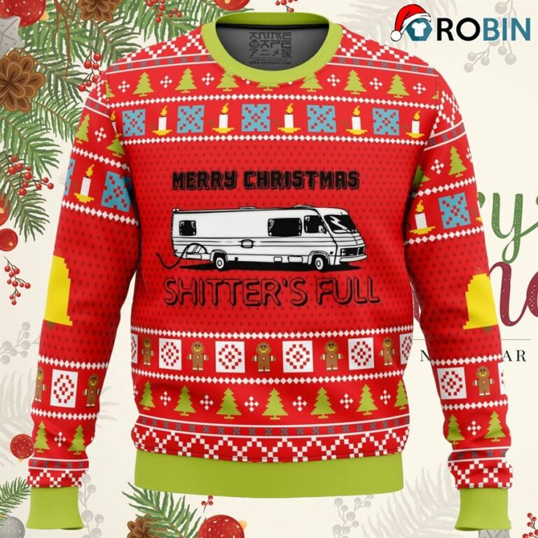 Merry Christmas Shitter’s Full Ugly Christmas Sweatshirt, Sweater