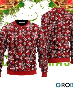 Merry Christmas Wonderful Holiday Pattern 3D Print Ugly Christmas Sweater RB2497