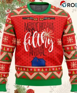 Merry Christmas Ya Filthy Animal Ugly Christmas Sweatshirt, Sweater