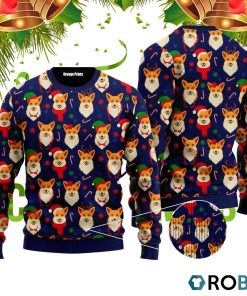 Merry Corgmas Corgi Dog Lover Ugly Christmas Sweater RB4024