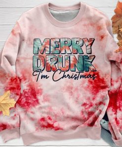 Merry Drunk I’M Christmas Colorful Ugly Christmas Sweatshirt – Sweater
