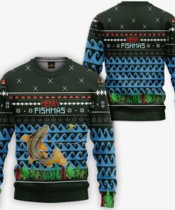 Merry Fishmas Ugly Christmas Sweater RB3048