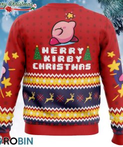 merry kirby christmas kirby ugly christmas sweater 3 TctDJ