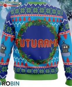merry kissmyass futurama ugly christmas sweater 4 VBQPh