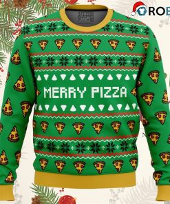 Merry Pizza Ugly Christmas Sweatshirt, Sweater