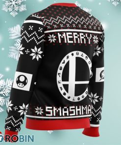 merry smashmas super smash bros ugly christmas sweater 4 Ro8FA