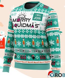 Merry Squidmas Squid Game Christmas Sweater