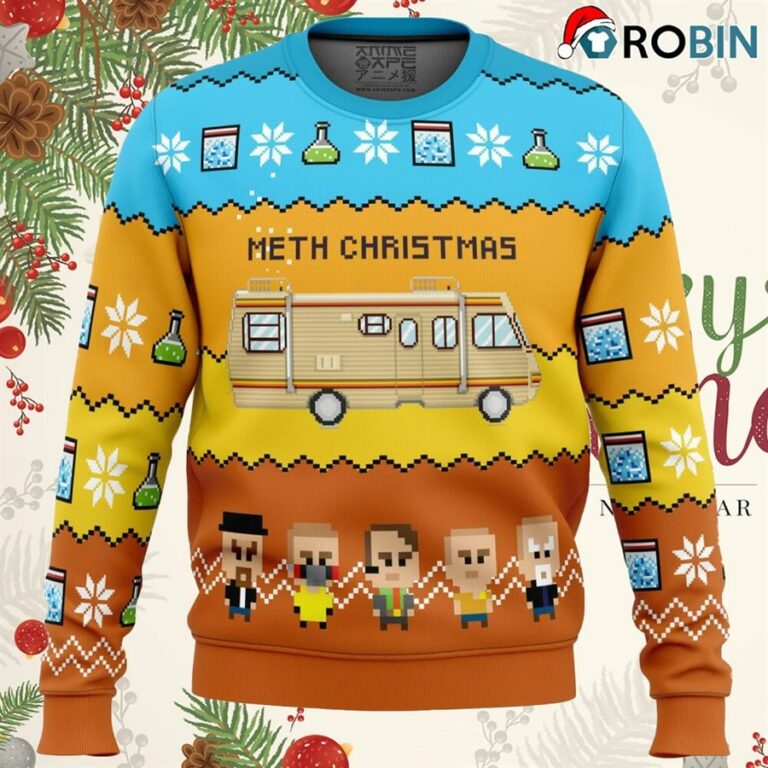 Methy Christmas Breaking Bad Ugly Christmas Sweatshirt, Sweater