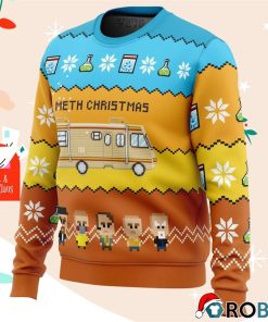 Methy Christmas Breaking Bad Ugly Christmas Sweatshirt, Sweater