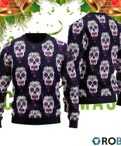 Mexican Day Sugar Skull Ugly Christmas Sweater RB2048