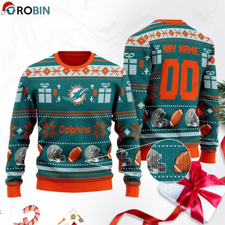 Miami Dolphins Football Ugly Christmas Sweater, Sweatshirt SWT207