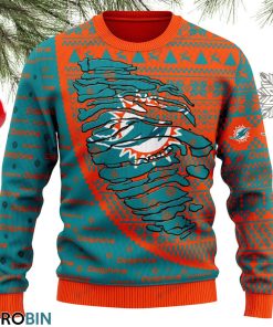 Miami Dolphins Football Ugly Christmas Sweater, Sweatshirt SWT147
