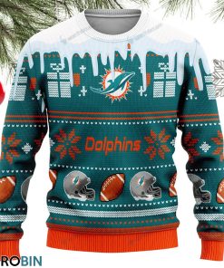 Miami Dolphins Football Ugly Christmas Sweater, Sweatshirt SWT156