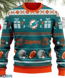 Miami Dolphins Football Ugly Christmas Sweater, Sweatshirt SWT207