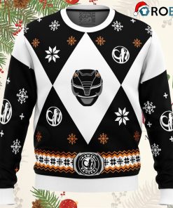 mighty morphin power rangers black ugly christmas sweater 1 mTbWI