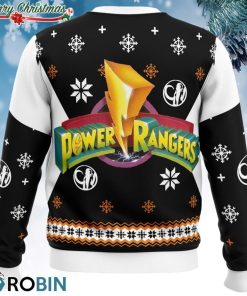 mighty morphin power rangers black ugly christmas sweater 3 54ibf