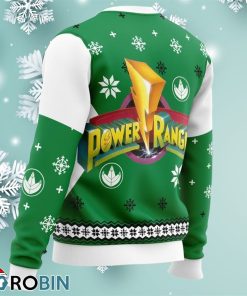 mighty morphin power rangers green ugly christmas sweater 4 mZ1hq