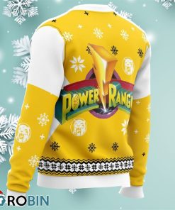 mighty morphin power rangers yellow ugly christmas sweater 4 mHgcp