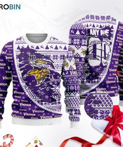 minnesota vikings football ugly christmas sweater sweatshirt swt bzoal5