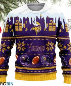 Minnesota Vikings Ugly Christmas Sweater, Sweatshirt SWT153