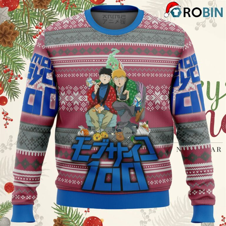 Mob Psycho 100 Alt Ugly Christmas Sweatshirt, Sweater