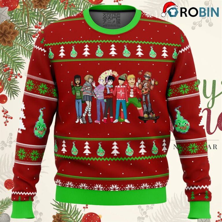 Mob Psycho 100 Holiday Ugly Christmas Sweatshirt, Sweater