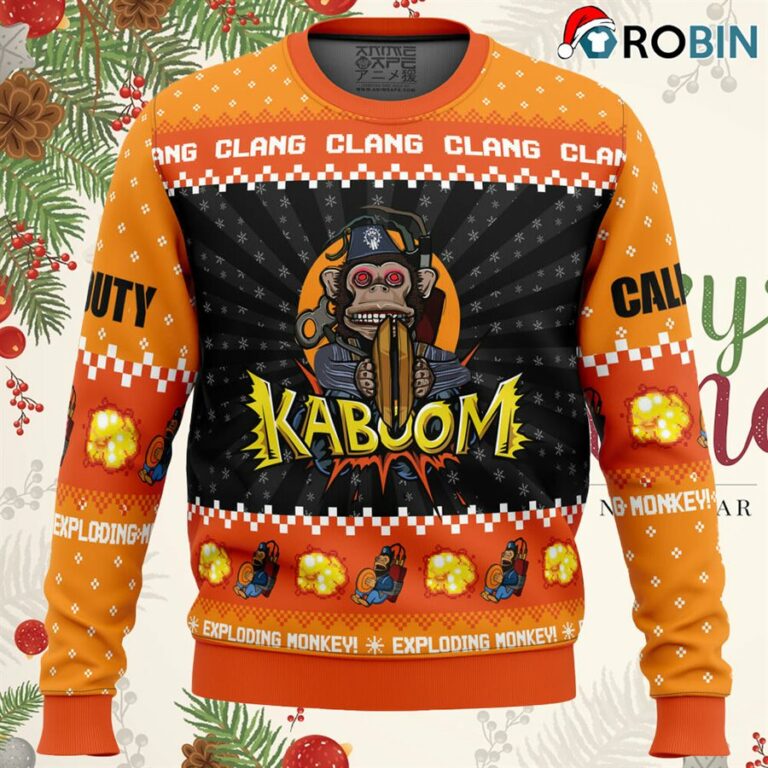 Monkey Bomb Call Of Duty Ugly Christmas Sweatshirt, Sweater