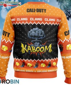 monkey bomb call of duty ugly christmas sweater 3 By7jx