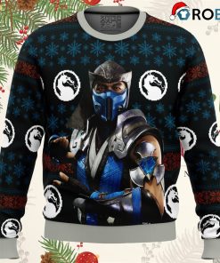 Mortal Kombat Sub Zero Ugly Christmas Sweatshirt, Sweater