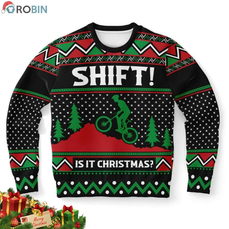 Motrocross Shift Is It Christmas Ugly Christmas Sweatshirt, Sweater