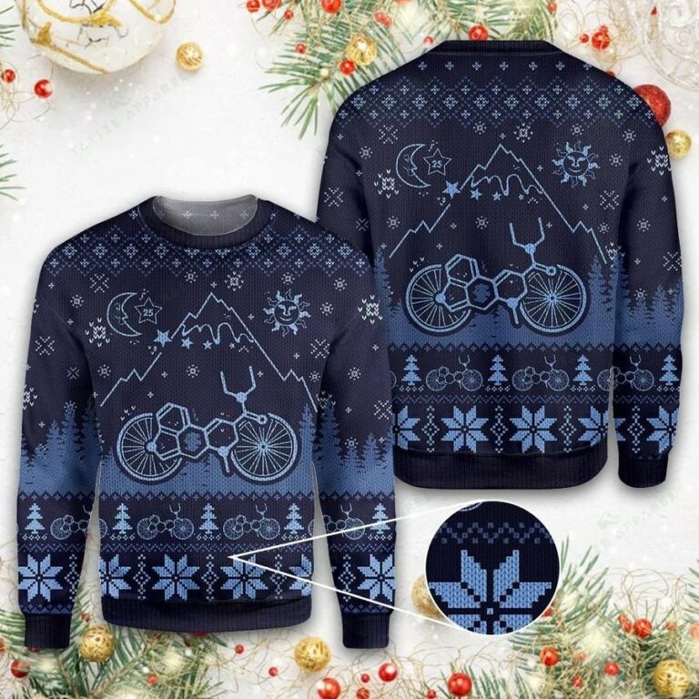Mountain Bike Ugly Christmas Sweater RB4590