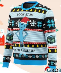 mr. meeseeks ugly christmas sweater 2 mBePS