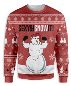 Muscle Snowman Ugly Christmas Sweatshirt – Sweater